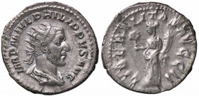 WAHRROMANE IMPERIALI - Filippo I (244-249) - Antoniniano C. 87; RIC 38b (AG g. 4,42)
 

SPL/qSPL