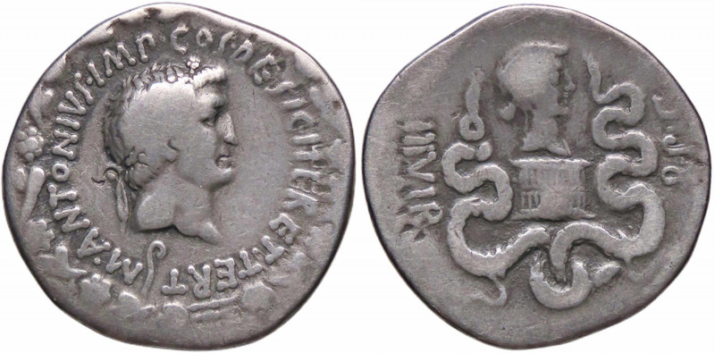 WAHRROMANE PROVINCIALI - Marc'Antonio e Ottavia (39 a.C.) - Cistoforo C. 2; Syd ...