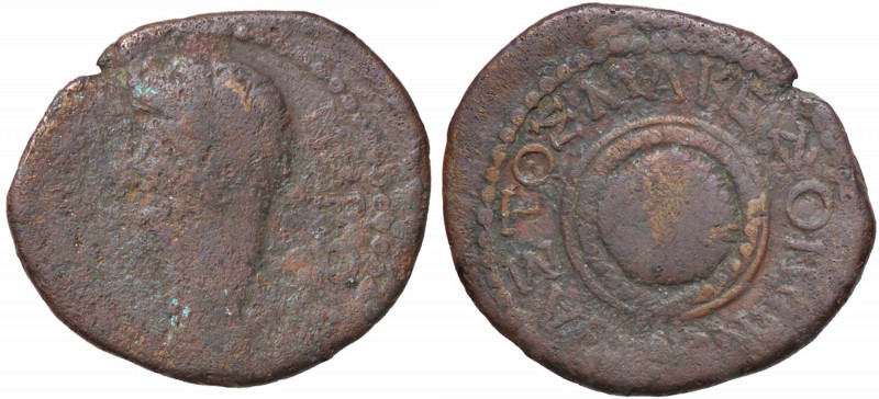 WAHRROMANE PROVINCIALI - Nerone (54-68) - AE 26 (Tessalonica-Macedonia) RPC 1614...