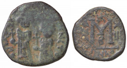 WAHRBIZANTINE - Eraclio e Eraclio Costantino (613-638) - Follis (Nicomedia) (AE g. 10,44)
 

MB