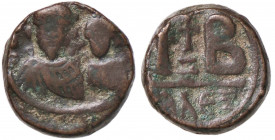 WAHRBIZANTINE - Eraclio e Eraclio Costantino (613-638) - 12 Nummi (Alessandria) Sear 853 (AE g. 6,5)
 

meglio di MB