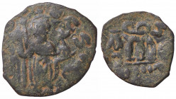 WAHRBIZANTINE - Costante II (641-668) - Follis (AE g. 3,15)
 

qBB
