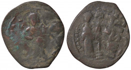 WAHRBIZANTINE - Costantino X e Eudoxia (1059-1067) - Follis Ratto 2021; Sear 1853 (AE g. 6,7)
 

MB