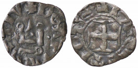 WAHRLe Crociate, raccolta di denari tornesi - EPIRO - Guglielmo I de la Roche (1280-1287) - Denaro tornese Metcalf 1130 var. R (MI g. 0,85)
 

BB