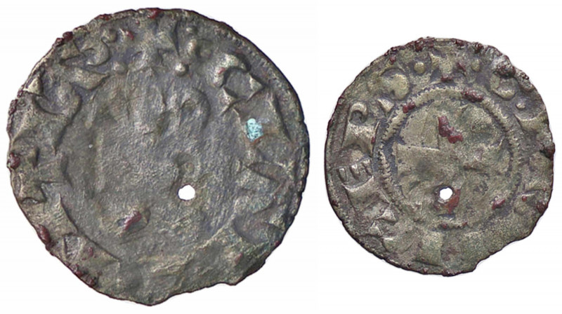 WAHRLe Crociate, raccolta di denari tornesi - CHIARENZA - Guglielmo II (1246-127...