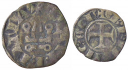 WAHRLe Crociate, raccolta di denari tornesi - CHIARENZA - Carlo I d'Angiò (1278-1289) - Denaro tornese Gamb. 204 (MI g. 0,63)
 

meglio di MB