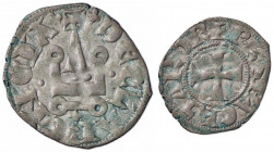 WAHRLe Crociate, raccolta di denari tornesi - CHIARENZA - Filippo di Taranto (1307-1313) - Denaro tornese Metcalf 979/82 (MI g. 0,76)
 

BB