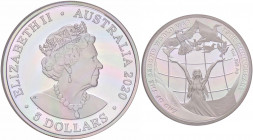 WAHRESTERE - AUSTRALIA - Elisabetta II (1952) - 5 Dollari 2020 - 75° anniversario delle fine seconda guerra mondiale AG In scatola
 In scatola

FS