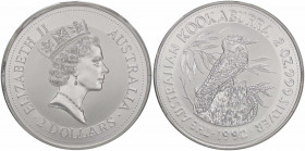 WAHRESTERE - AUSTRALIA - Elisabetta II (1952) - 2 Dollari 1992 - Kookaburra Kr. 179 AG
 

FS