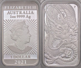 WAHRESTERE - AUSTRALIA - Elisabetta II (1952) - Dollaro 2021 - Dragone AG In scatola
 In scatola

FS