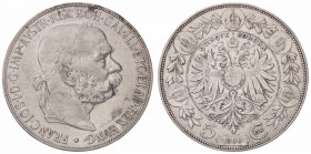 WAHRESTERE - AUSTRIA - Francesco Giuseppe (1848-1916) - 5 Corone 1907 Kr. 2807 AG Sulla moneta millesimo 1900
Sulla moneta millesimo 1900 -

BB