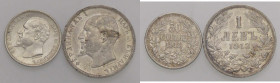 WAHRESTERE - BULGARIA - Ferdinando I (1887-1918) - Leva 1913 Kr. 32 AG Assieme a 50 stotinki 1913 - Lotto di 2 monete
Assieme a 50 stotinki 1913 - Lo...