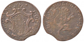 WAHRZECCHE ITALIANE - BOLOGNA - Benedetto XIV (1740-1758) - Mezzo bolognino 1744 Munt. 236c CU
 

qBB