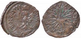 WAHRZECCHE ITALIANE - CASALE - Ferdinando Gonzaga (1612-1626) - Quattrino CNI 81; MIR 343 NC (MI g. 0,77)
 

BB