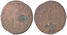 WAHRZECCHE ITALIANE - FERMO - Repubblica Romana (1798-1799) - 2 Baiocchi Pag. 44; Mont. 14 R CU
 

B/MB