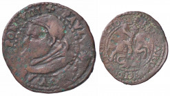 WAHRZECCHE ITALIANE - FERRARA - Paolo V (1605-1621) - Quattrino 1613 A. VIII CU
 

meglio di MB