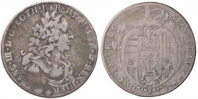 WAHRZECCHE ITALIANE - FIRENZE - Francesco III (1737-1746) - Mezzo francescone 1742 CNI 24; MIR 355/5 RR AG
 

MB