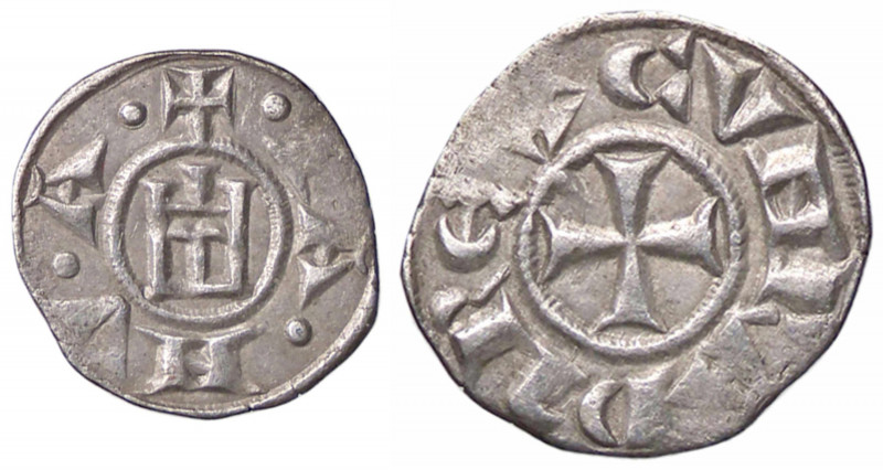 WAHRZECCHE ITALIANE - GENOVA - Repubblica (1139-1339) - Denaro CNI 1/69; MIR 16 ...