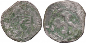 WAHRSAVOIA - Carlo Emanuele II, reggenza (1638-1648) - 4 Soldi 1642 MIR 780 RR (MI g. 3,73)II tipo
 II tipo - 

MB