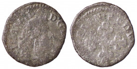 WAHRSAVOIA - Vittorio Amedeo II (secondo periodo, 1680-1730) - Mezzo soldo 1688 MIR 874a; Sim 38/1 RRR (MI g. 0,82)
 

qBB