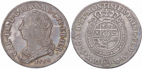 WAHRSAVOIA - Carlo Emanuele III (1730-1773) - Mezzo scudo 1758 Mont. 176 R AG
 

qBB/BB