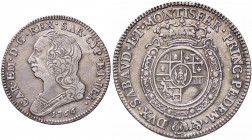 WAHRSAVOIA - Carlo Emanuele III (1730-1773) - Quarto di scudo 1766 Mont. 202 AG
 

qBB/BB+