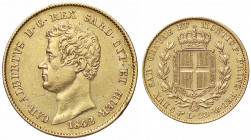 WAHRSAVOIA - Carlo Alberto (1831-1849) - 20 Lire 1842 T Pag. 195; Mont. 65 R AU Segni al D/
 Segni al D/

BB+/qSPL