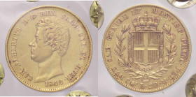 WAHRSAVOIA - Carlo Alberto (1831-1849) - 20 Lire 1842 T Pag. 195; Mont. 65 R AU Sigillata Maurizio Grangia
 Sigillata Maurizio Grangia

BB-SPL