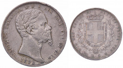 WAHRSAVOIA - Vittorio Emanuele II (1849-1861) - 5 Lire 1852 G Pag. 374; Mont. 45 R AG Colpetti
 Colpetti

MB+/qBB