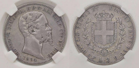 WAHRSAVOIA - Vittorio Emanuele II (1849-1861) - 2 Lire 1854 T Pag. 397; Mont. 68 RR AG Sigillata CCG VF30
Sigillata CCG VF30

qBB