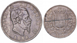 WAHRSAVOIA - Vittorio Emanuele II Re d'Italia (1861-1878) - 5 Lire 1864 N Pag. 485; Mont. 166 R AG
 

meglio di MB
