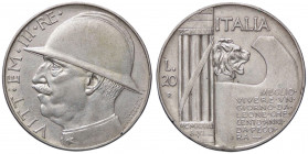 WAHRSAVOIA - Vittorio Emanuele III (1900-1943) - 20 Lire 1928 Elmetto Pag. 680; Mont. 76 NC AG
 

BB+