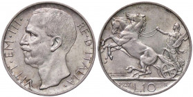 WAHRSAVOIA - Vittorio Emanuele III (1900-1943) - 10 Lire 1927 * Biga Pag. 692; Mont. 89 AG
 

SPL+