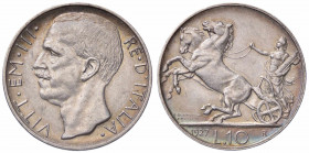 WAHRSAVOIA - Vittorio Emanuele III (1900-1943) - 10 Lire 1927 * Biga Pag. 692; Mont. 89 AG
 

qSPL