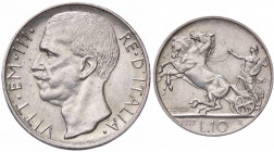 WAHRSAVOIA - Vittorio Emanuele III (1900-1943) - 10 Lire 1927 ** Biga Pag. 692a; Mont. 90 AG
 

qSPL/SPL