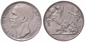 WAHRSAVOIA - Vittorio Emanuele III (1900-1943) - 10 Lire 1927 ** Biga Pag. 692a; Mont. 90 AG
 

BB+/qSPL