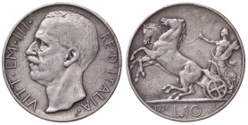 WAHRSAVOIA - Vittorio Emanuele III (1900-1943) - 10 Lire 1928 * Biga Pag. 693; Mont. 91 NC AG
 

qBB/BB