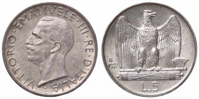 WAHRSAVOIA - Vittorio Emanuele III (1900-1943) - 5 Lire 1927 * Aquiletta Pag. 710; Mont. 119 AG
 

qFDC/FDC