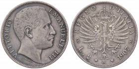 WAHRSAVOIA - Vittorio Emanuele III (1900-1943) - 2 Lire 1907 Aquila Pag. 731; Mont. 146 AG
 

qBB/BB
