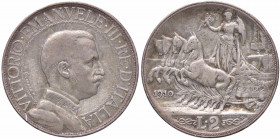 WAHRSAVOIA - Vittorio Emanuele III (1900-1943) - 2 Lire 1910 Quadriga lenta Pag. 733; Mont. 148 R AG
 

meglio di MB
