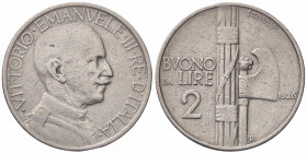 WAHRSAVOIA - Vittorio Emanuele III (1900-1943) - 2 Lire 1926 Fascio Pag. 744; Mont. 164 R NI
 

MB/qBB