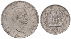 WAHRSAVOIA - Vittorio Emanuele III (1900-1943) - 2 Lire 1936 XIV Impero Pag. 754; Mont. 175 R NI
 

BB