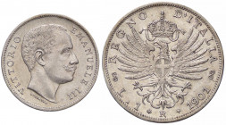 WAHRSAVOIA - Vittorio Emanuele III (1900-1943) - Lira 1901 Aquila Pag. 763; Mont. 188 AG
 

qFDC