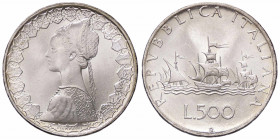 WAHRREPUBBLICA ITALIANA - Repubblica Italiana (monetazione in lire) (1946-2001) - 500 Lire 1958 - Caravelle Mont. 2 AG
 

FDC