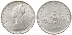 WAHRREPUBBLICA ITALIANA - Repubblica Italiana (monetazione in lire) (1946-2001) - 500 Lire 1959 - Caravelle Mont. 4 AG
 

FDC