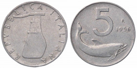 WAHRREPUBBLICA ITALIANA - Repubblica Italiana (monetazione in lire) (1946-2001) - 5 Lire 1956 Mont. 8 RR IT
 

bel BB