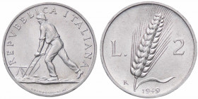 WAHRREPUBBLICA ITALIANA - Repubblica Italiana (monetazione in lire) (1946-2001) - 2 Lire 1949 Mont. 6 NC IT Colpetto
 Colpetto

qFDC