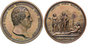 WAHRMEDAGLIE - SAVOIA - Carlo Felice (1821-1831) - Medaglia 1824 - Sistemazione dell'alveo del fiume Isere Martini 1651 AE Opus: Lavy Ø 52
 

SPL-F...