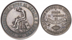 WAHRMEDAGLIE - SAVOIA - Umberto I (1878-1900) - Medaglia 1889 - Il circolo di pubblico insegnamento AG Ø 43
 

bello SPL