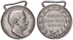 WAHRMEDAGLIE - SAVOIA - Vittorio Emanuele III (1900-1943) - Medaglia 1911-1912 Guerra italo-turca Bramb. 550 AG Opus: Giorgi Ø 32
 

BB